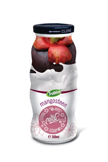 681 Trobico Mangosteen milk glass bottle 300ml